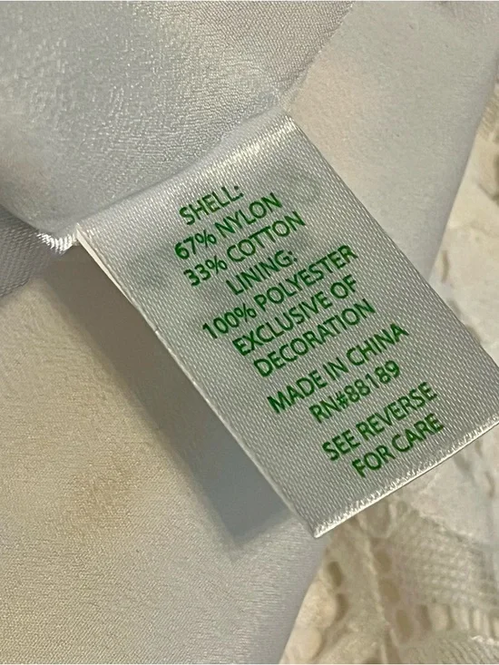 Lilly Pulitzer Averi Lace Dress Size 10 White Coconut Long Sleeve NWT - Picture 7 of 9